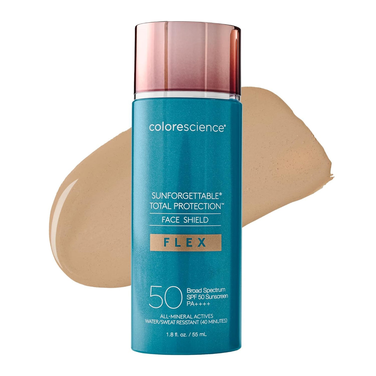 Colorescience FLEX Tinted Mineral Sunscreen SPF, Tone-Adapting Buildable Coverage with Zinc Oxide