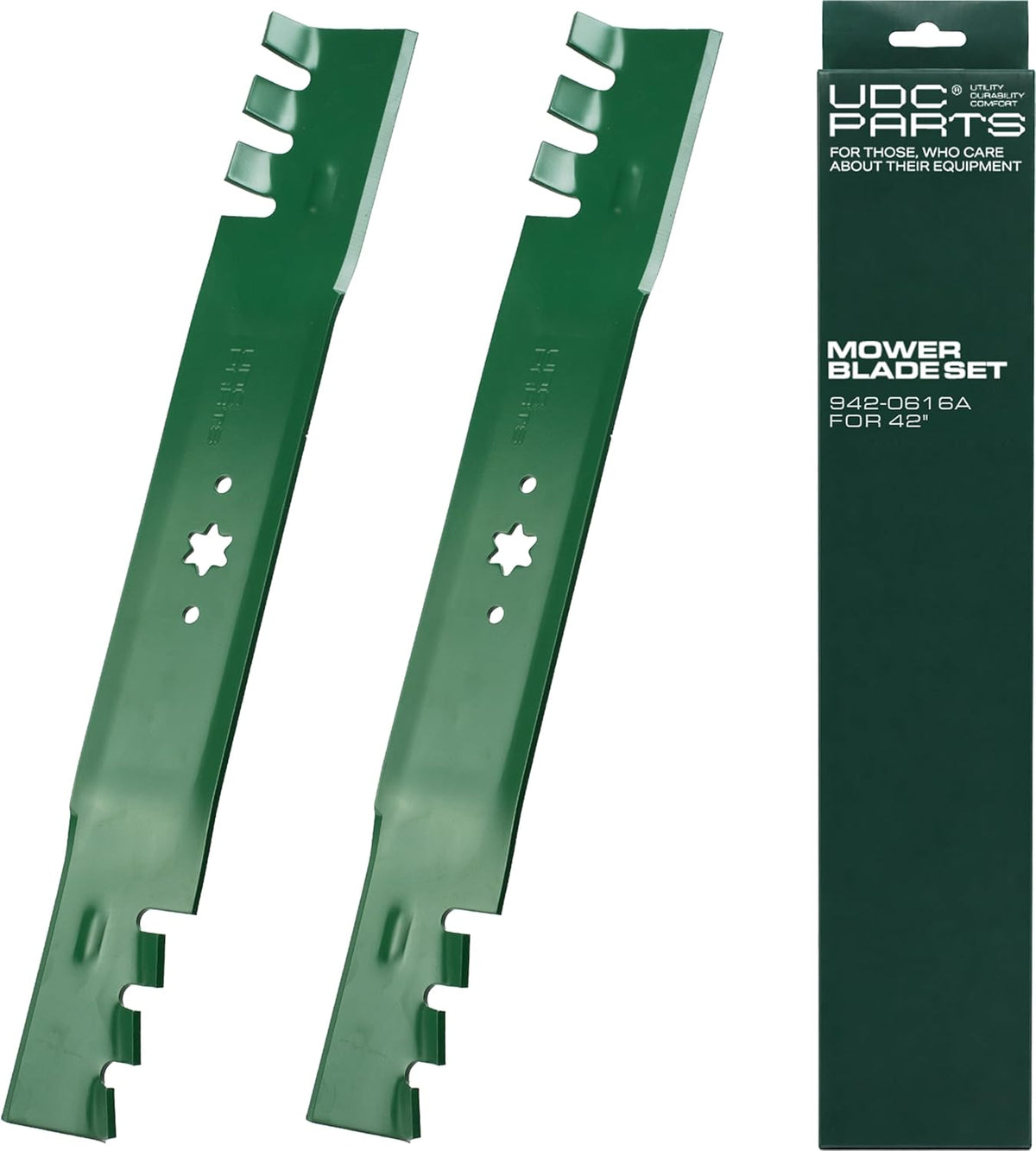 UDC Parts 942-0616A Mower Blades Replacement for Cub Cadet 42 Inch XT1 LT42