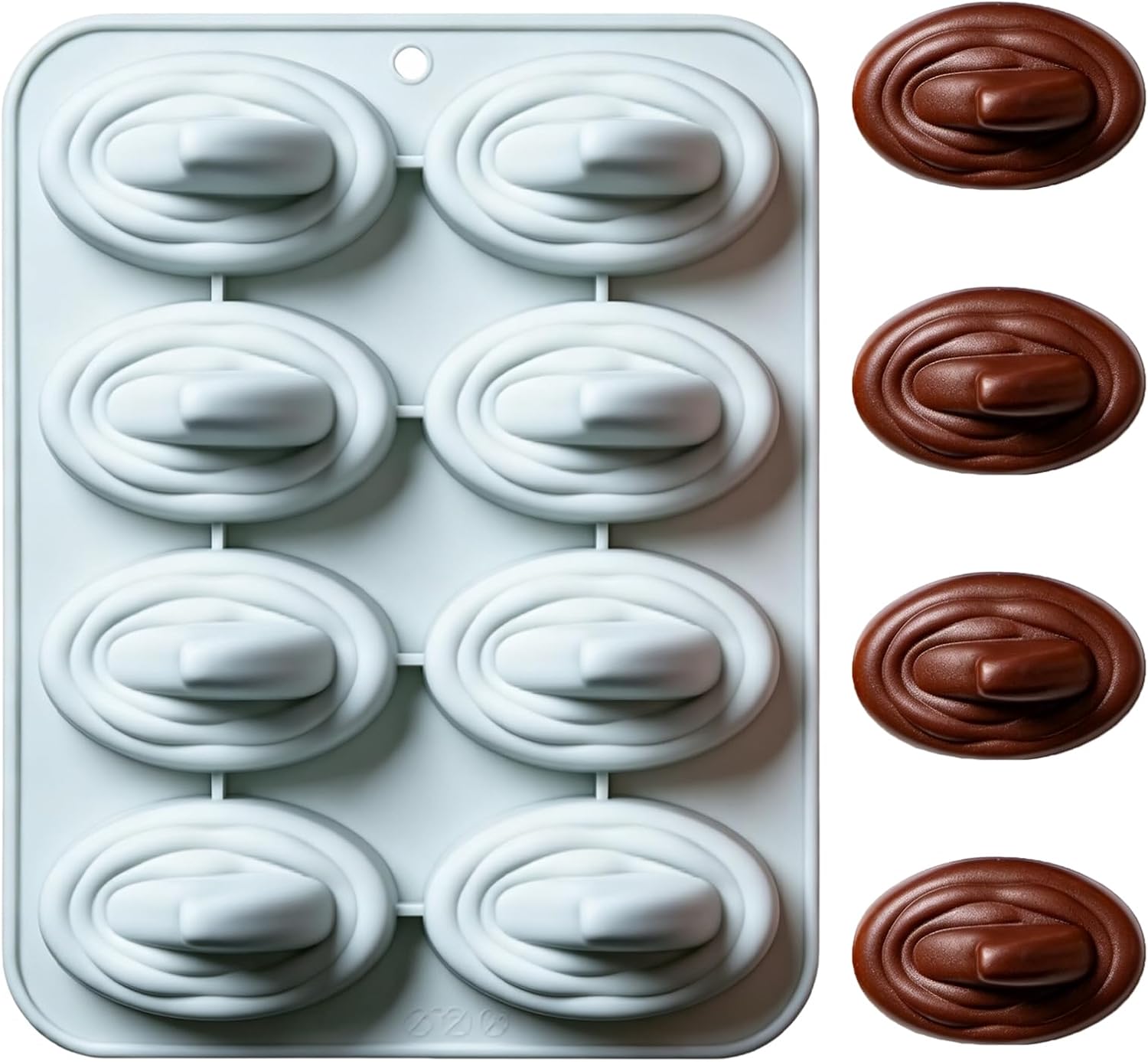 Silicone Shark Fin Molds, 8-Cavity Ocean Theme Shark Candy Molds