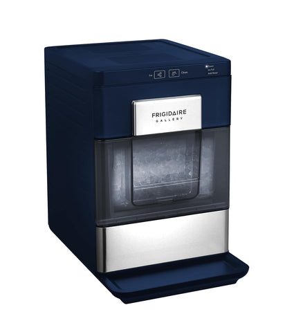 Frigidaire Gallery, 33 Lbs. Countertop Ice Maker, Nugget Shaped Ice, Stainless Steel Trim (Grey)