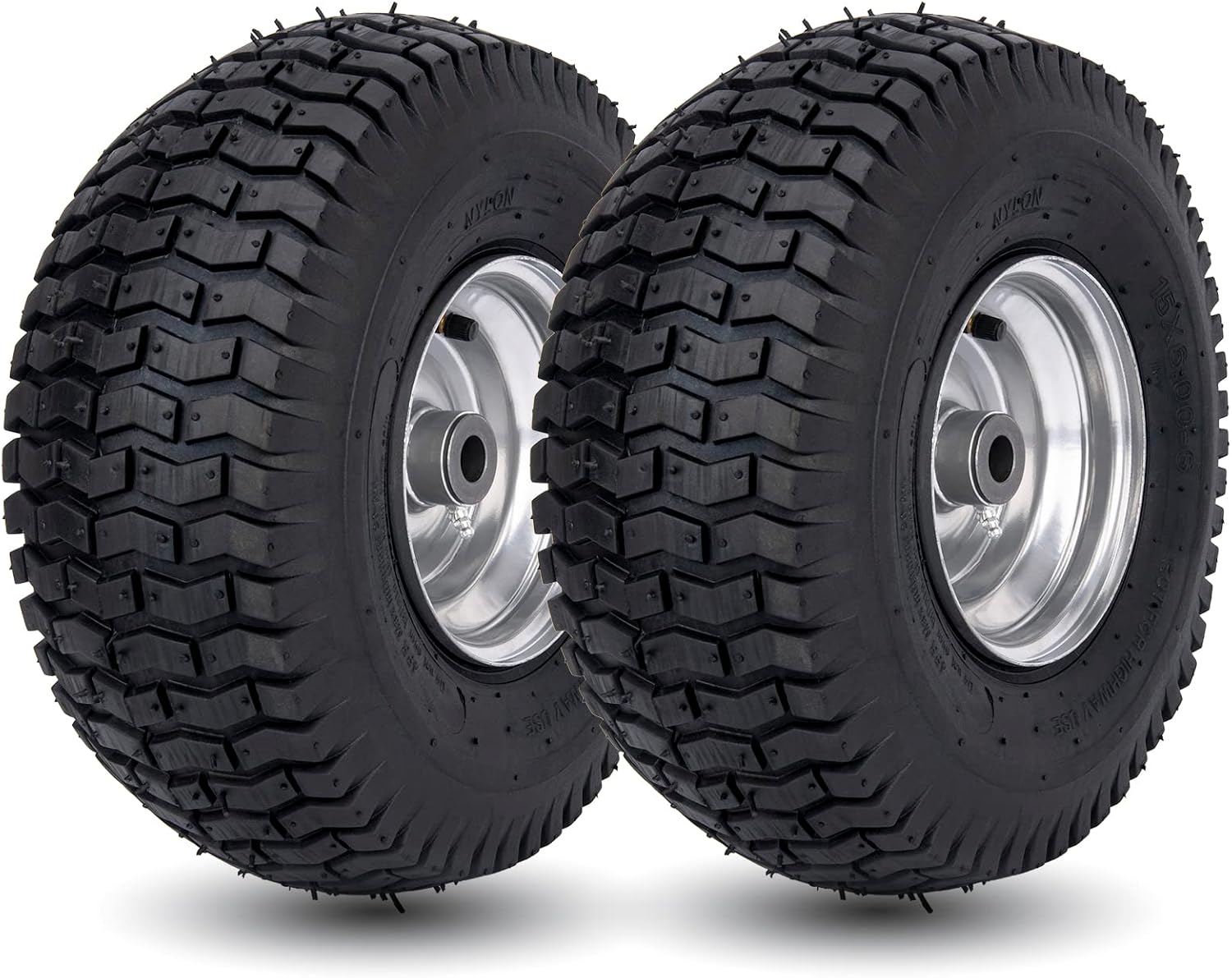 15x6.00-6 Lawn Mower Tire for Craftsman Husqvarna Riding Mowers Lawn