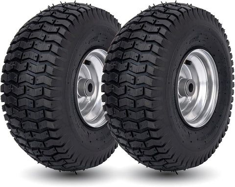 15x6.00-6 Lawn Mower Tire for Craftsman Husqvarna Riding Mowers Lawn