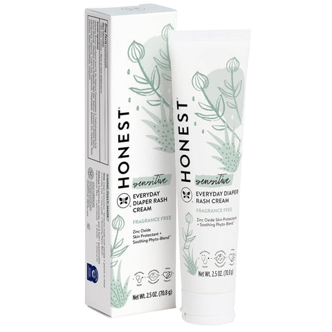 The Honest Company Diaper Rash Cream, Hypoallergenic, Cruelty-Free, 2.5 oz