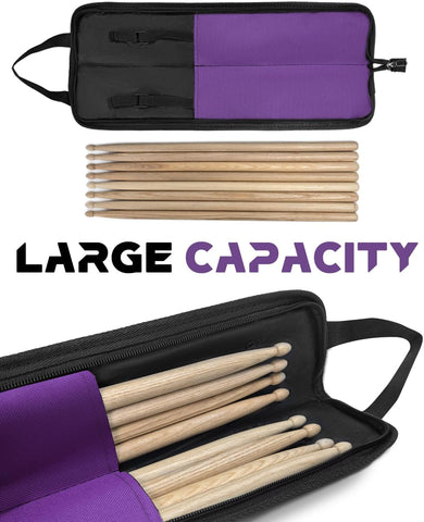 Drumstick Bag, Holds 4 pairs of drumsticks (Bag only)