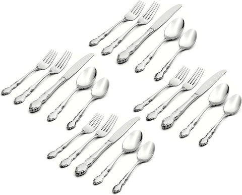 Oneida Dover 20-Piece 18/10 Silverware Set for 4, Flatware