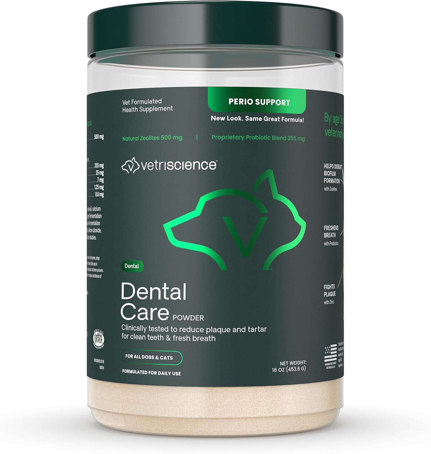 VetriScience Dental Care Powder, 16 oz
