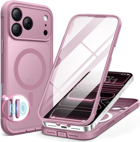 BERFY for iPhone 17 Pro Case, Compatible with MagSafe, Mauve