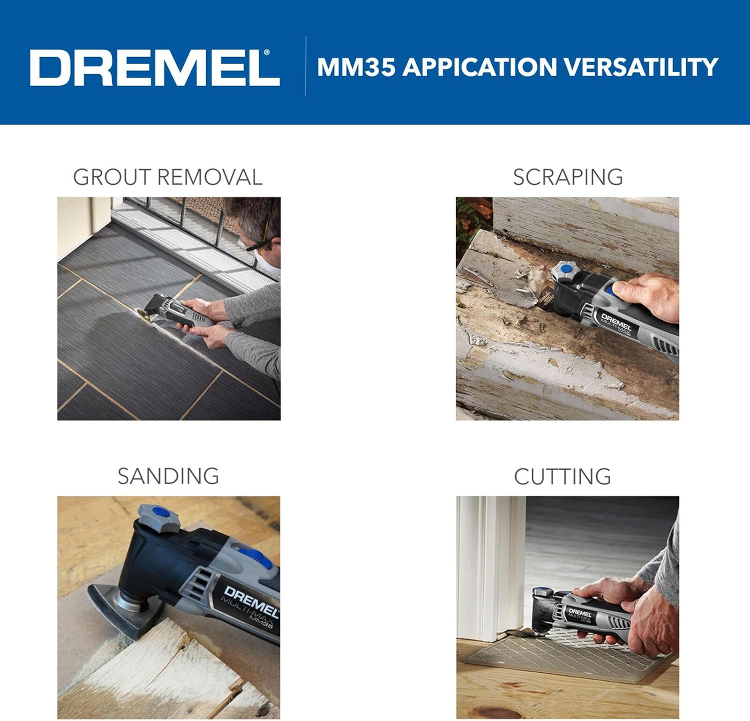 Dremel Multi-Max™ MM35-02 3.5 Amp Oscillating Tool Kit with Variable Speed
