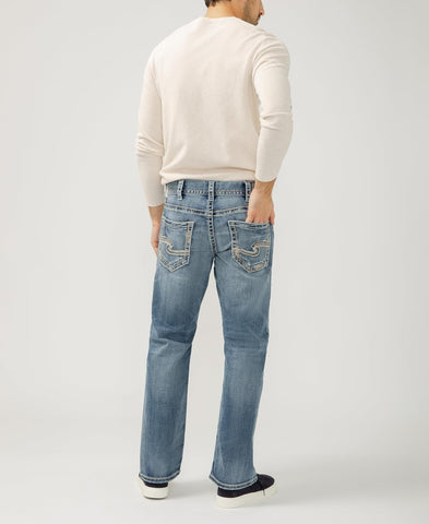 Silver Jeans Co. Men's Zac Relaxed Fit Straight Leg Jean - Legacy