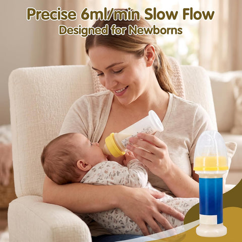 3Pcs Slow Flow Nipples for Similac and Enfamil Ready to Feed Bottles