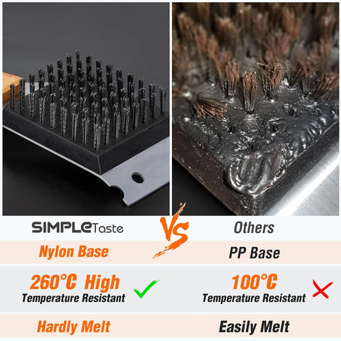 SIMPLETASTE Grill Brush and Scraper for BBQ