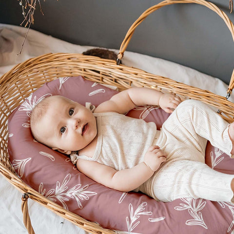 Baby Bassinet Sheets Girl Boy, 3 Pack Fitted Bassinet Sheet
