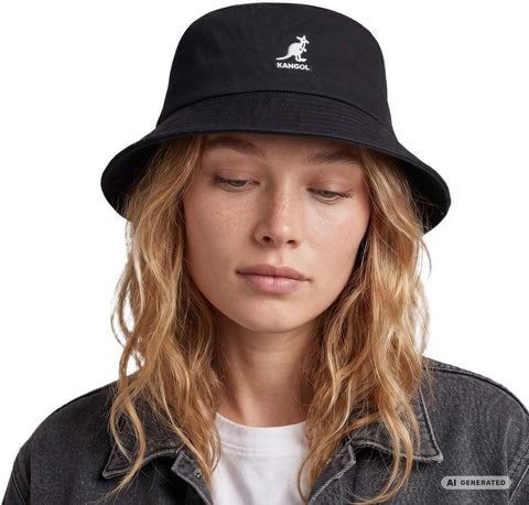 Kangol Washed Bucket Hat Lemon Sorbet
