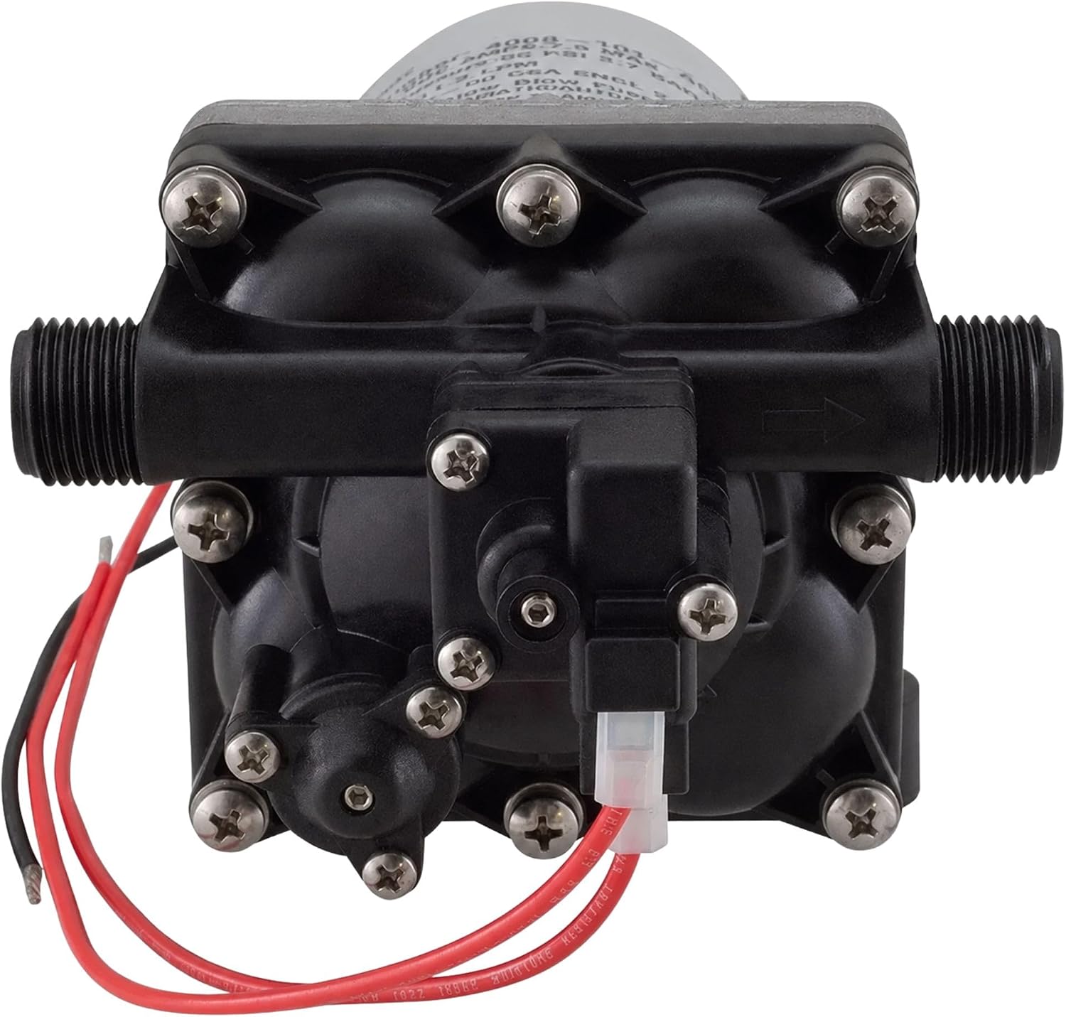 4008-101-A65 12V RV Water Pump replacement, 3.0 GPM, 55 PSI + Strainer