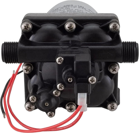 4008-101-A65 12V RV Water Pump replacement, 3.0 GPM, 55 PSI + Strainer