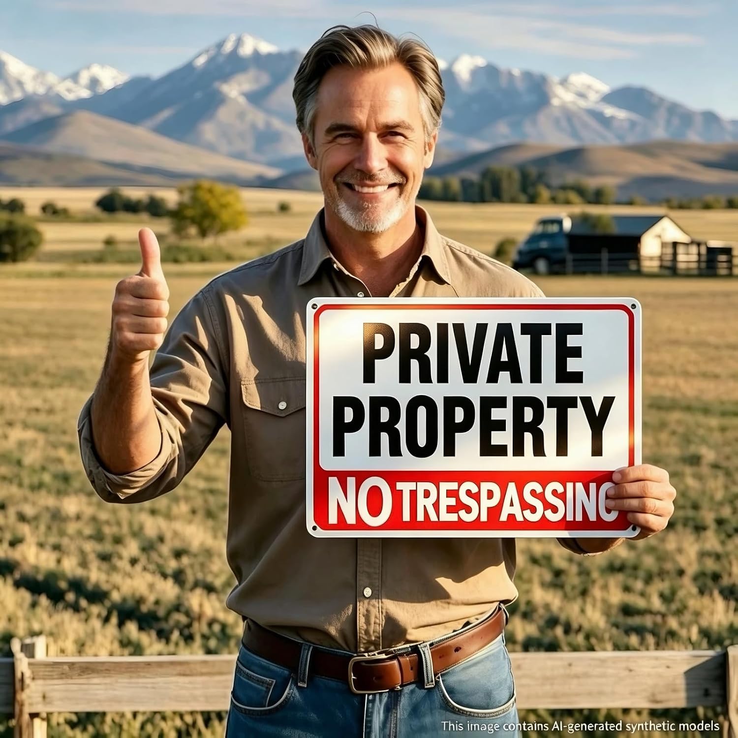 4 Pack large No Trespassing Signs Private Property, 12x8 In Aluminum Sign