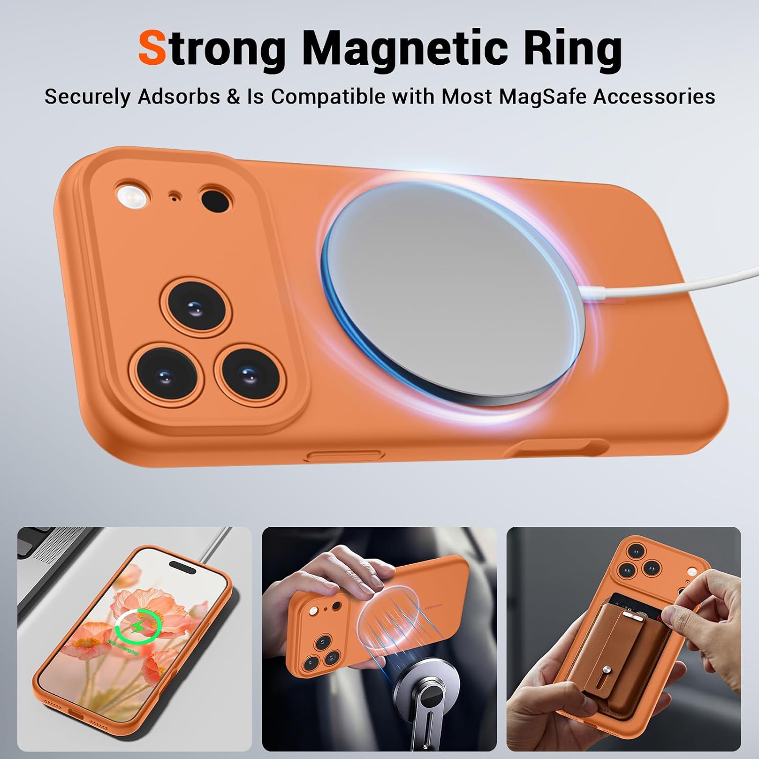SUPFINE Silicone & Magnetic for iPhone 17 Pro Max Case