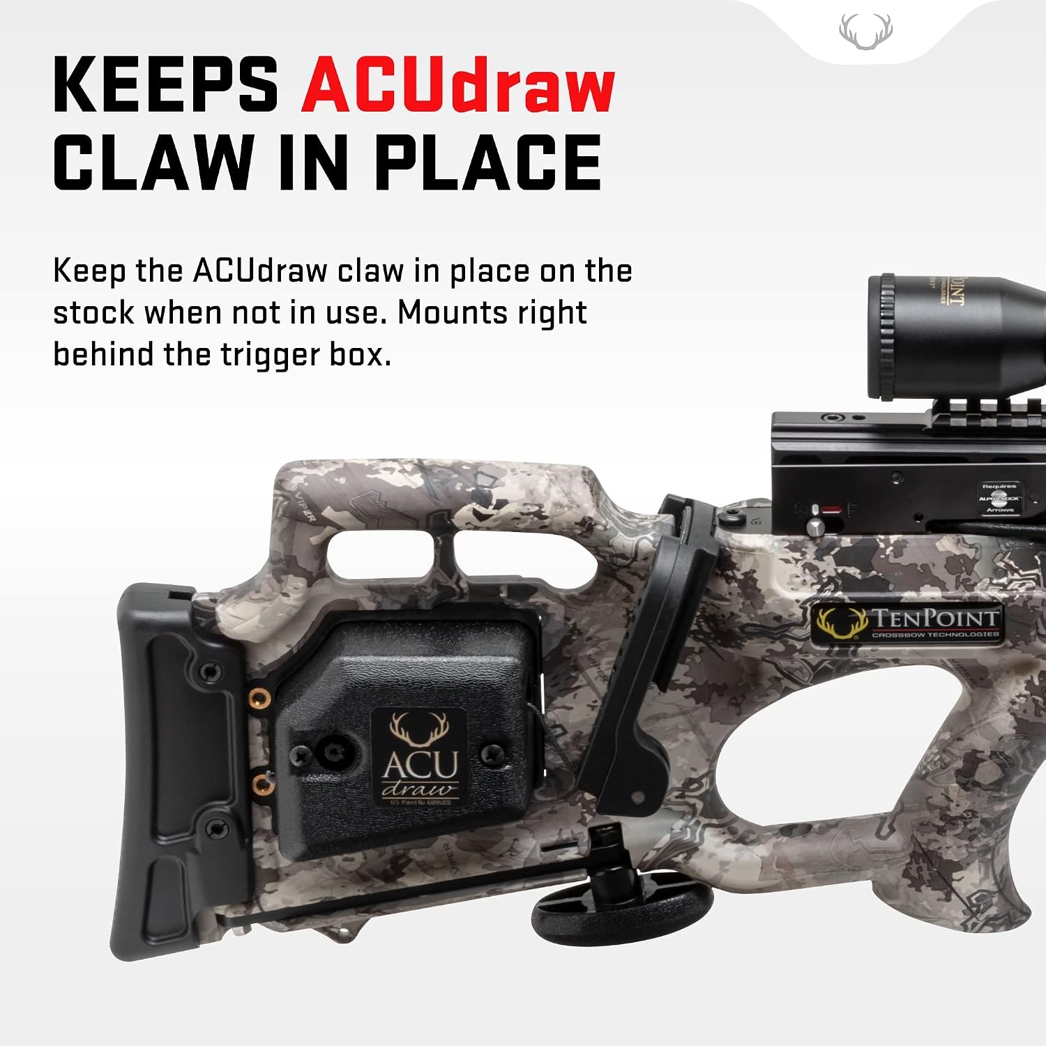 TenPoint ACUdraw Replacement Draw Cord, Green - 800 lb Test - Compatible with Post-1998 ACUdraw Models - Claw Not Included