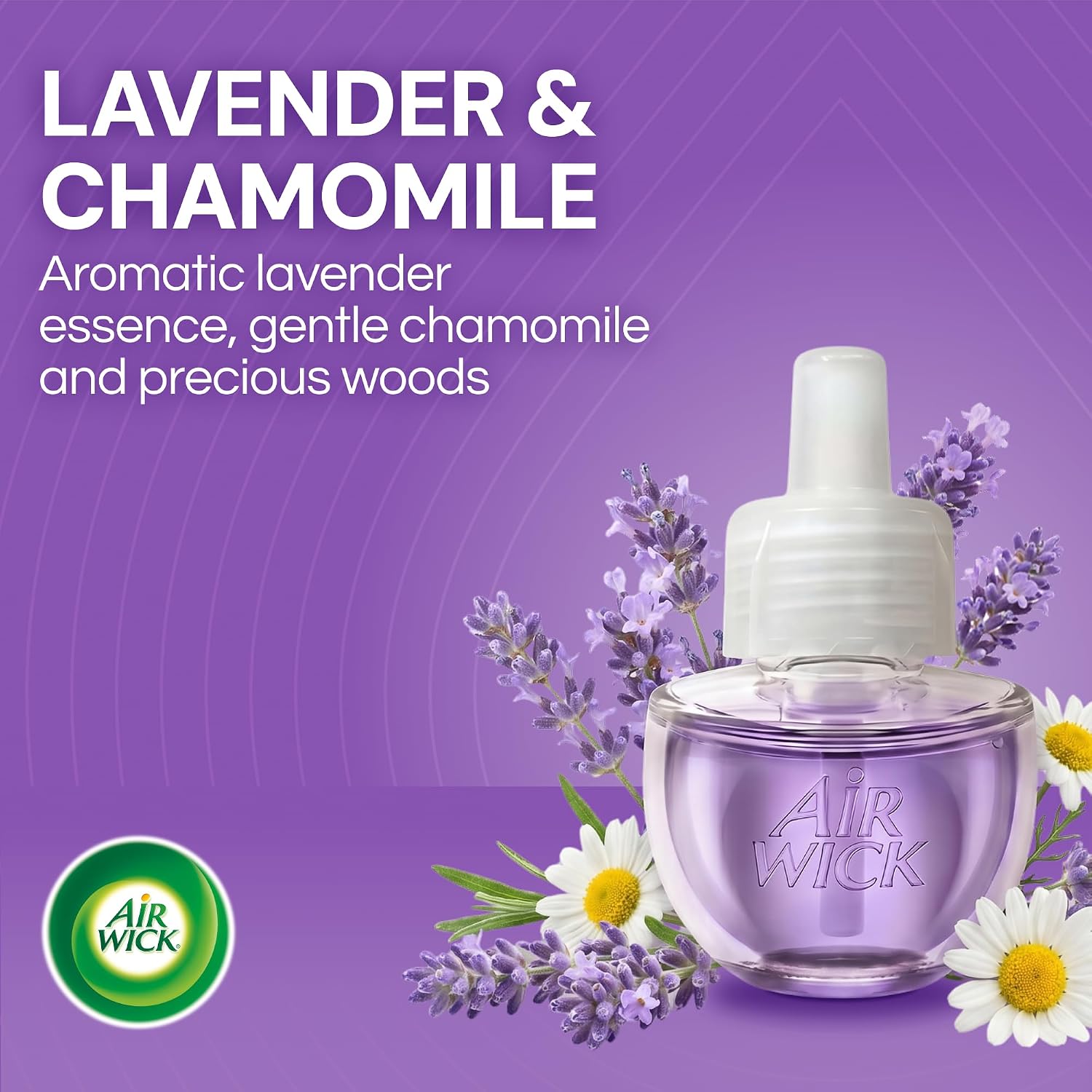 Air Wick Plug In Refills, Lavender & Chamomile, Essential Oils,10 count