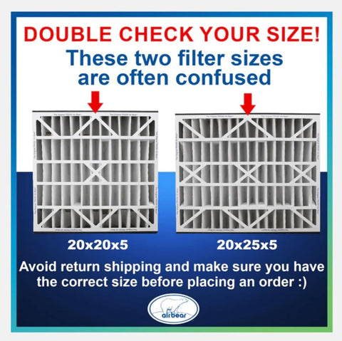 Trion Air Bear Filter 259112-103 MERV 11 (20x20x5") 2-pack