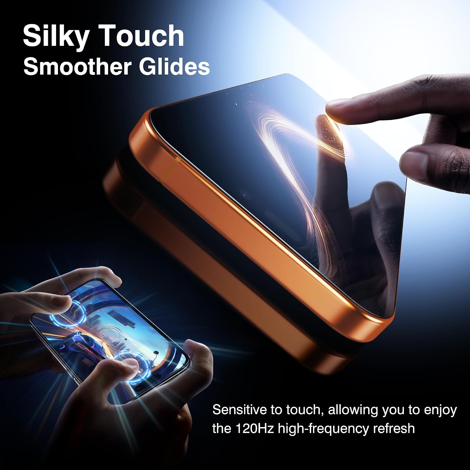 EZ-GLAZ-4+2 Pack for iPhone 17 Pro Screen Protector (6.3") HD Clear