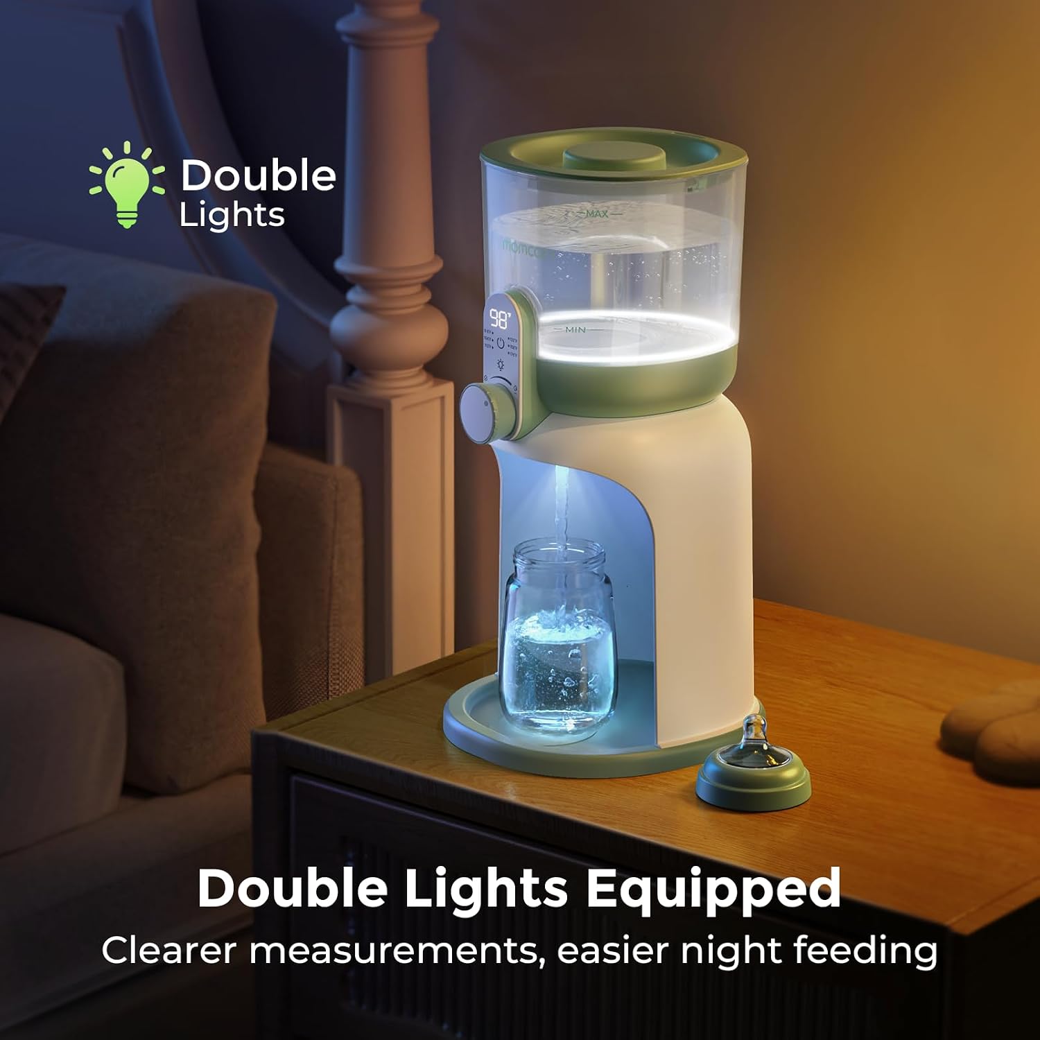 Momcozy Instant Water Warmer, 57 fl oz Baby Formula Water Dispenser
