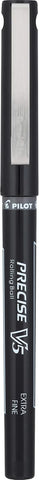 PILOT, Precise V5, Extra Fine Point 0.5 mm, Black, Pack of 6