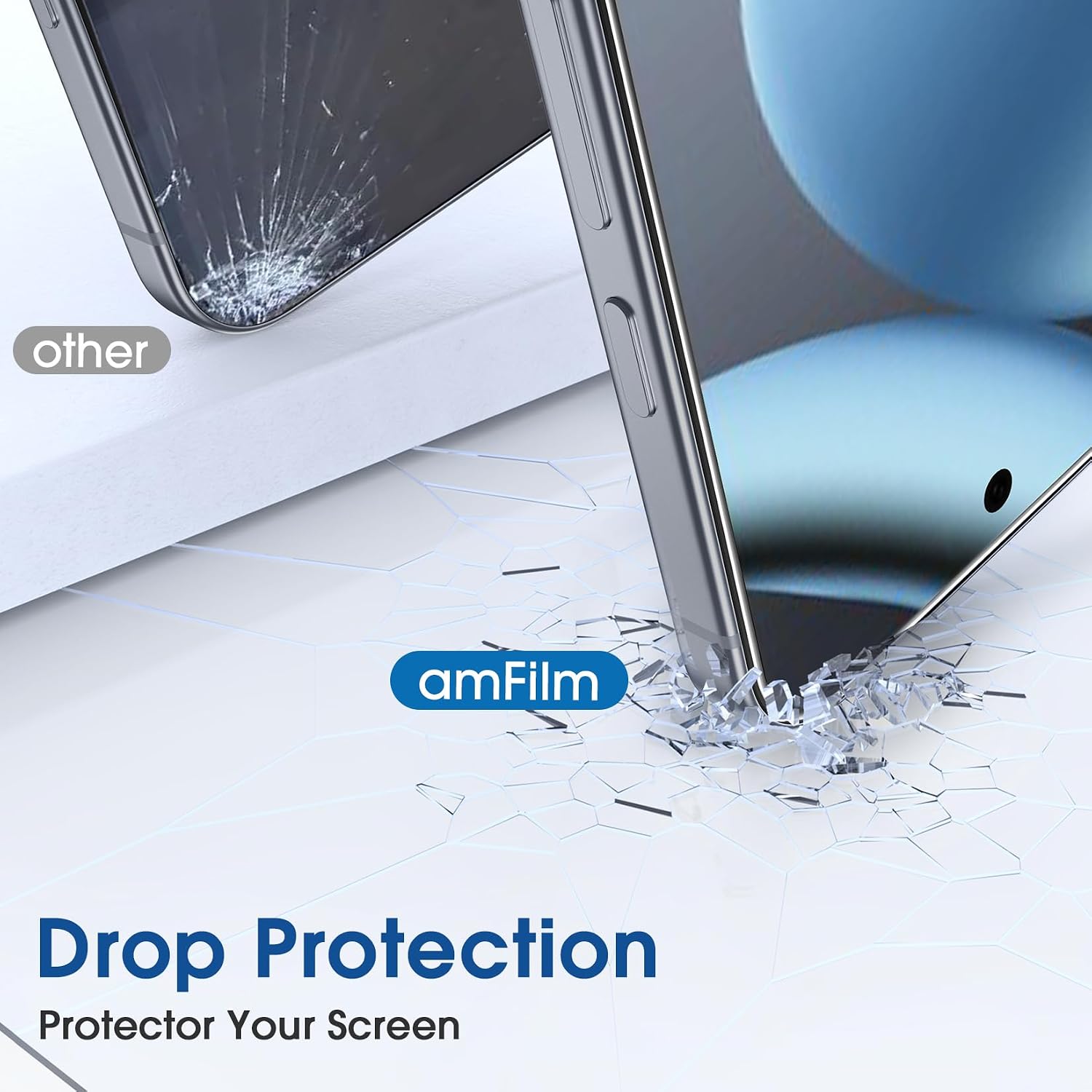amFilm OneTouch for Google Pixel 10 Pro/Pixel 10 [6.3''] Screen Protector