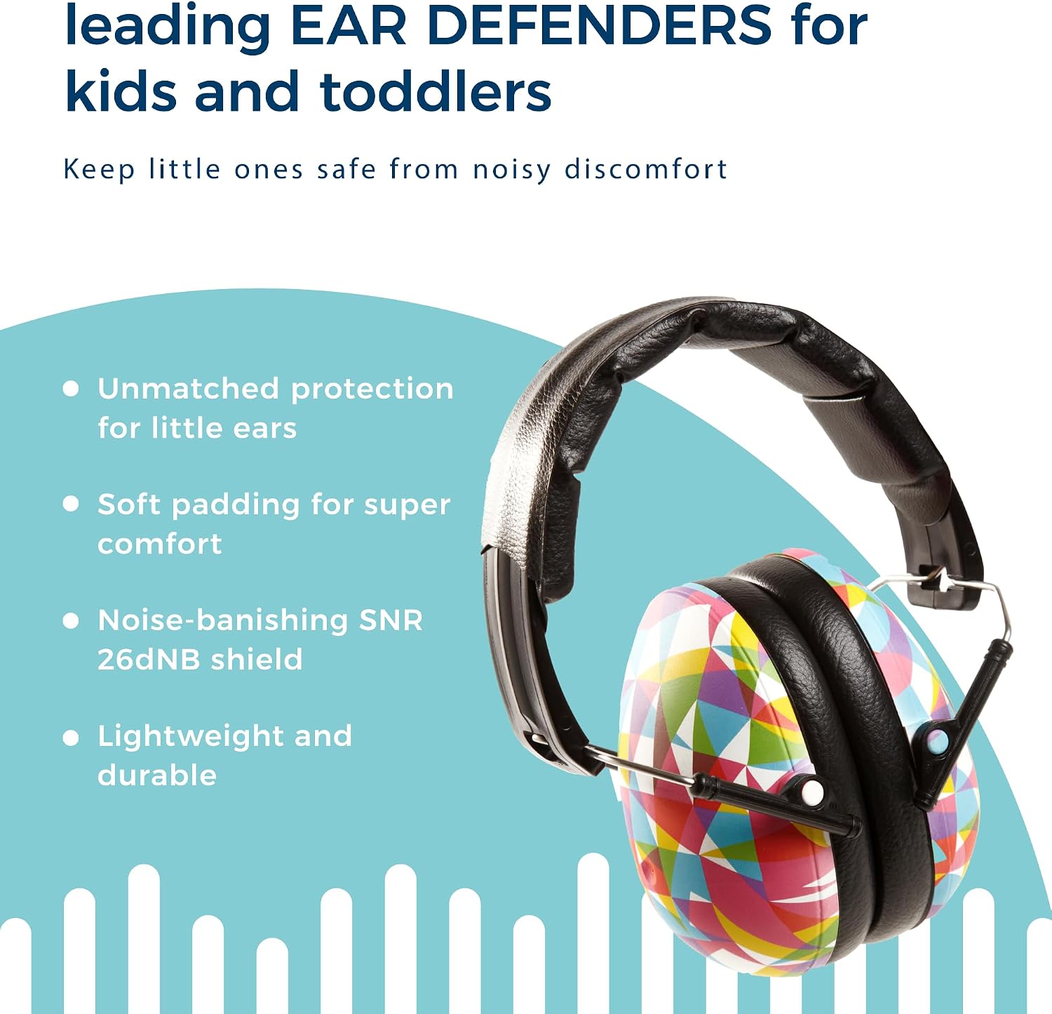 BANZ Kidz Earmuffs 2 Years & Older - Loud Noise Cancelling, Size Adjustable
