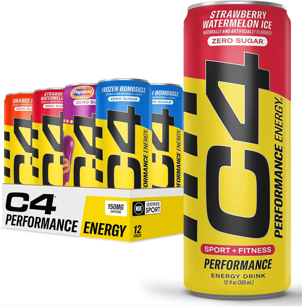 C4 Energy Drink Variety Pack, 12 Fl Oz 12 Pack