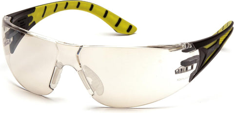 Pyramex Endeavor Plus Safety Glass Black/Gray Frame With Foam Padding Clear H2MAX Anti-fog Lens