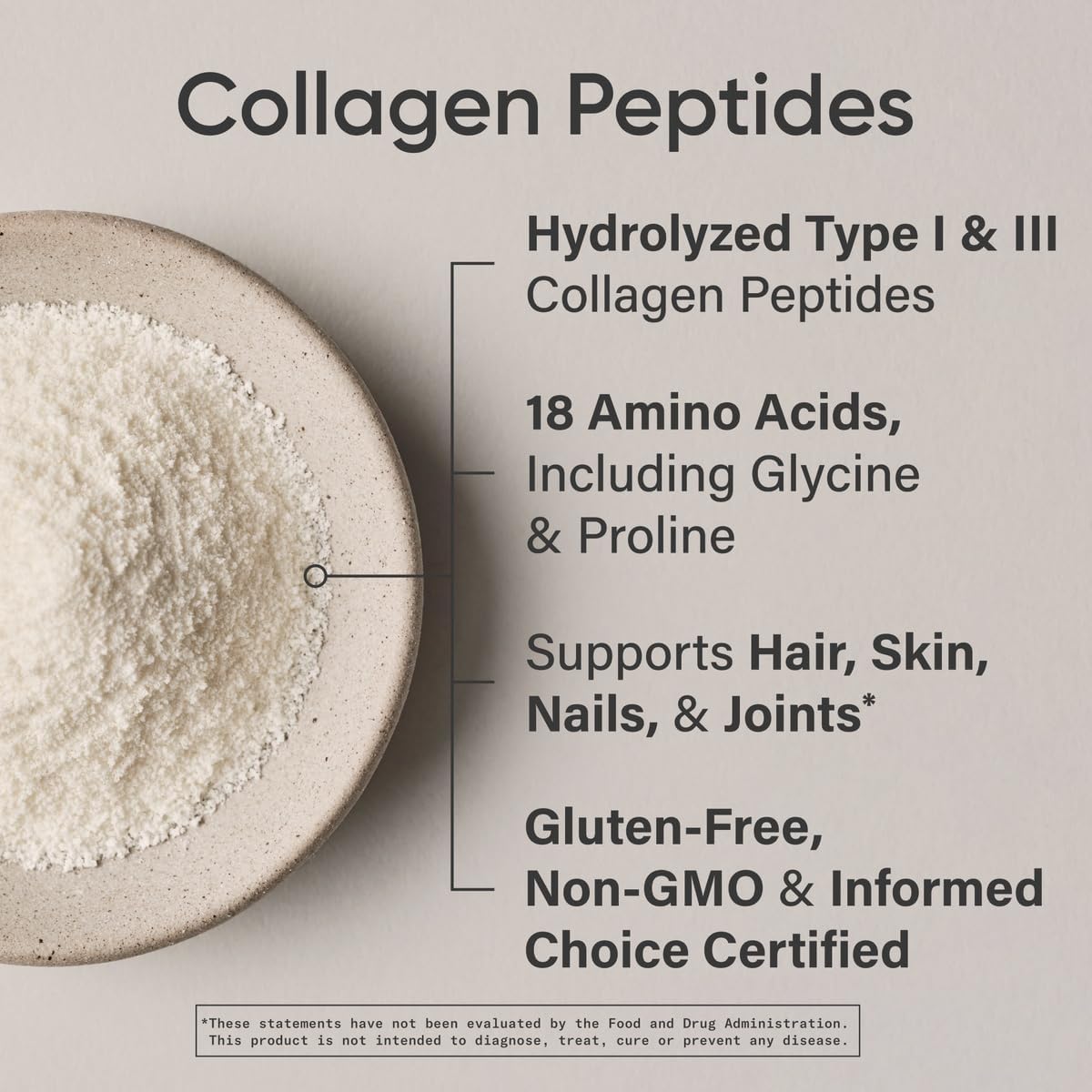 Sports Research® Collagen Peptides Protein Powder 16oz (Unflavored)