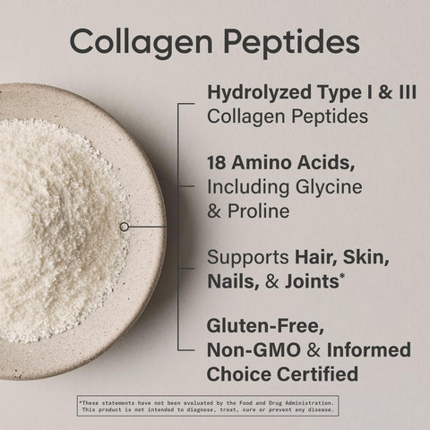 Sports Research® Collagen Peptides Protein Powder 16oz (Unflavored)