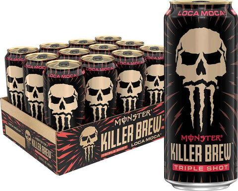 Monster Energy Killer Brew Loca Moca, 15 Fl Oz | Pack of 12