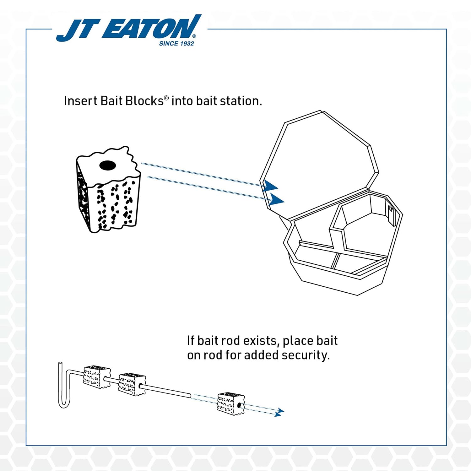 J.T. Eaton 704-PN Bait Block, Solid, 1 oz, Pail
