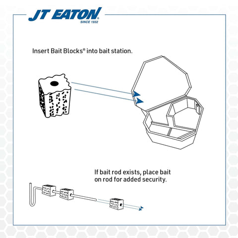 J.T. Eaton 704-PN Bait Block, Solid, 1 oz, Pail