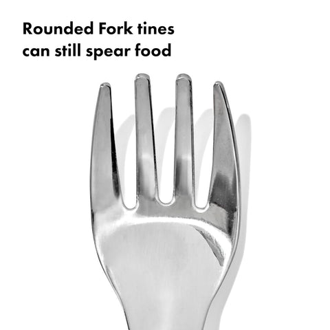 OXO Tot On-the-Go Fork and Spoon Set, Dusk