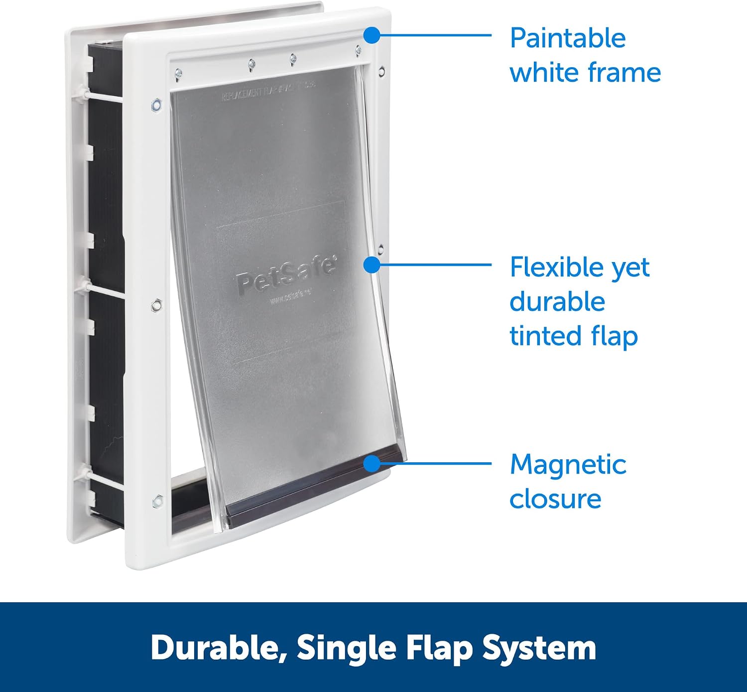 PetSafe Plastic Dog & Cat Door, Pets Up to 220 lb, X-Large