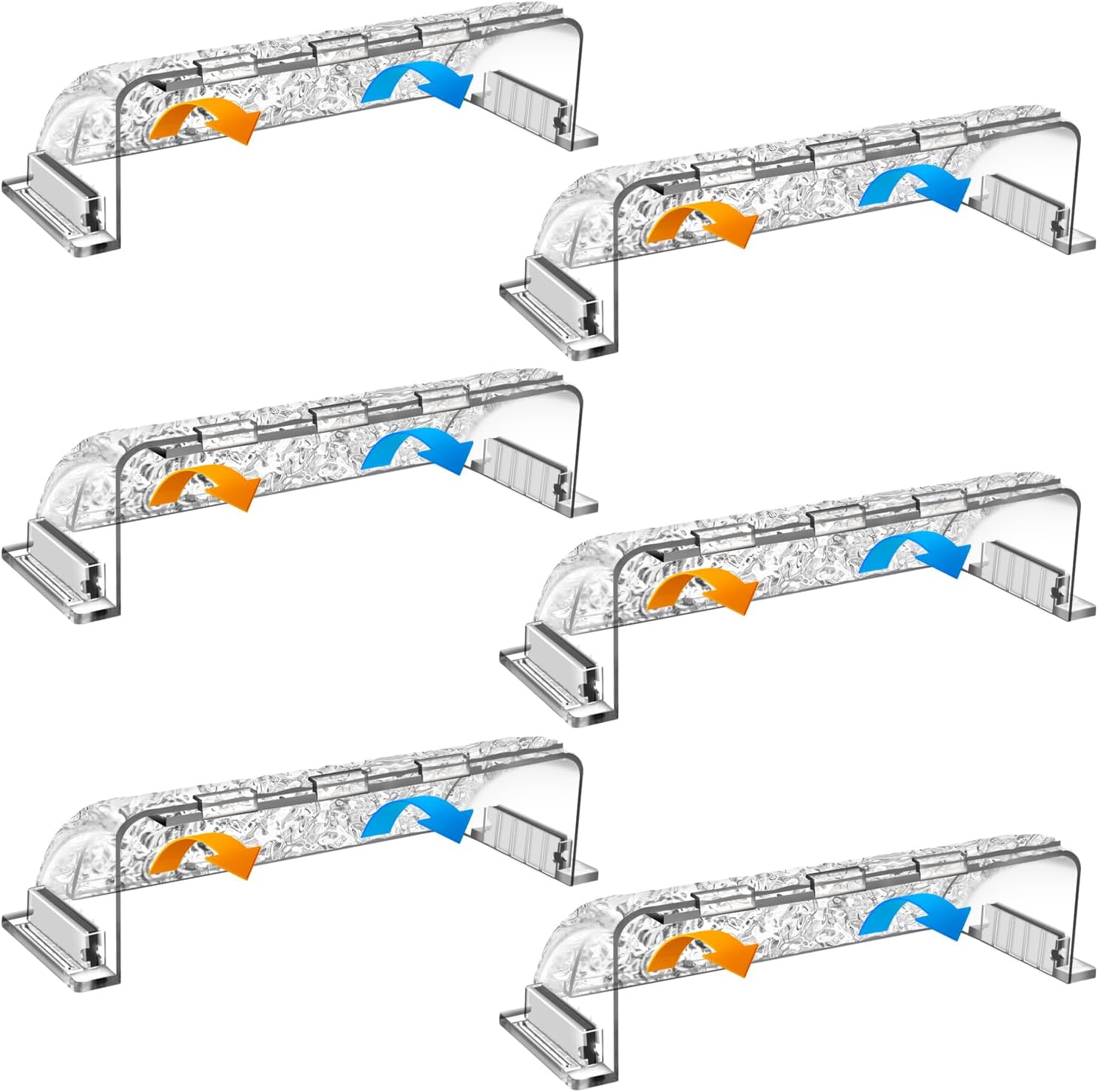 9-15.5 Inch Adjustable Air Vent Deflectors, Magnetic Air & Heat Deflector