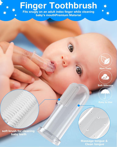 Baby Grooming Kit with Electric Nail Trimmer, 0-3 Years+, Blue