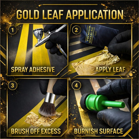LiME LiNE Spin-able Automotive Grade Metal Leafing (Roller & Duster)