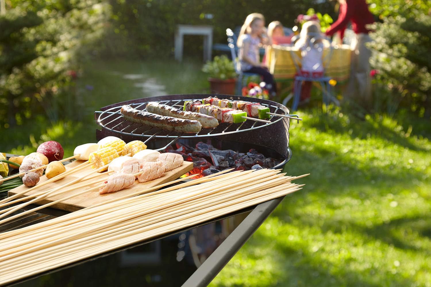 60 PCS Smores Sticks for Open Fire Pits, 30" Marshmallow Roasting Sticks