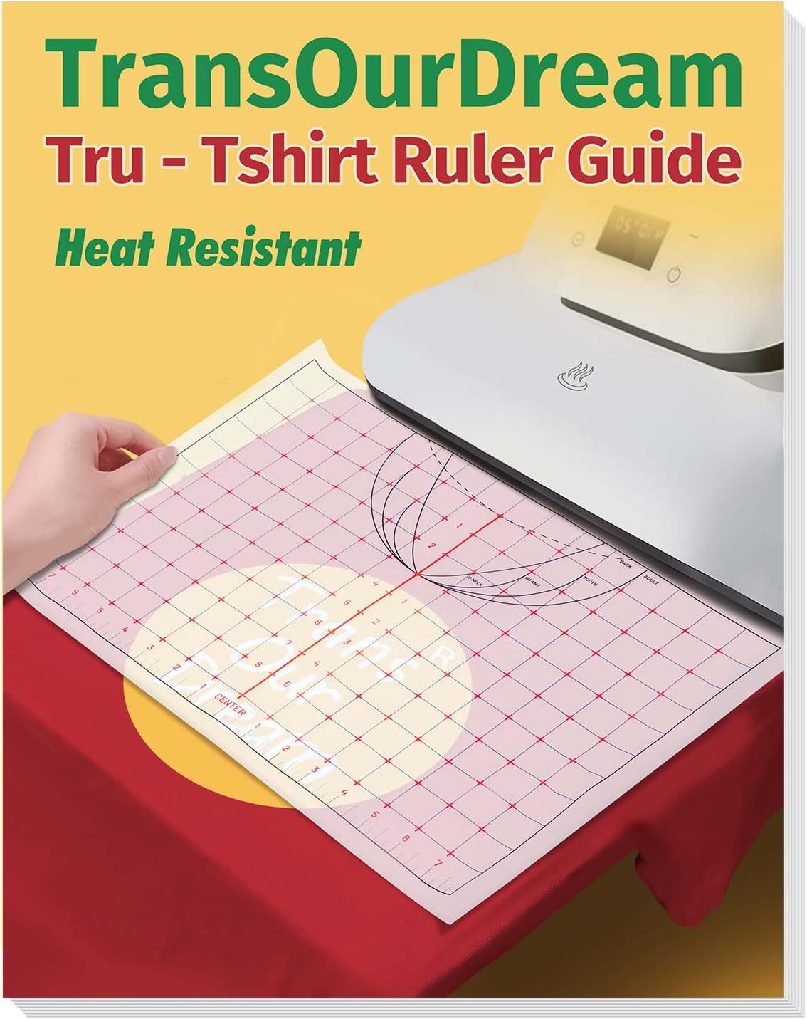 TransOurDream Heat Transfer Paper for Laser & Inkjet Printer (10 Sheets, 8.5x11", Light) Iron on Transfers for Light Fabric, Printable Heat Transfer Vinyl for T Shirts