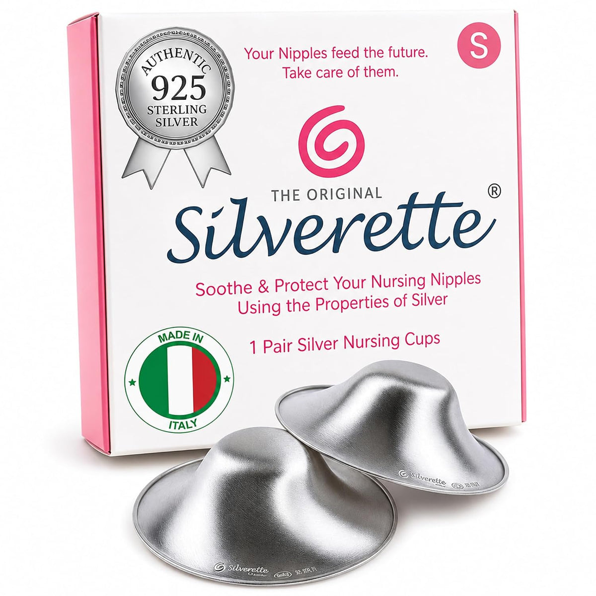 Silverette Nursing Cups, Postpartum Essentials, The Real Silverette, Small