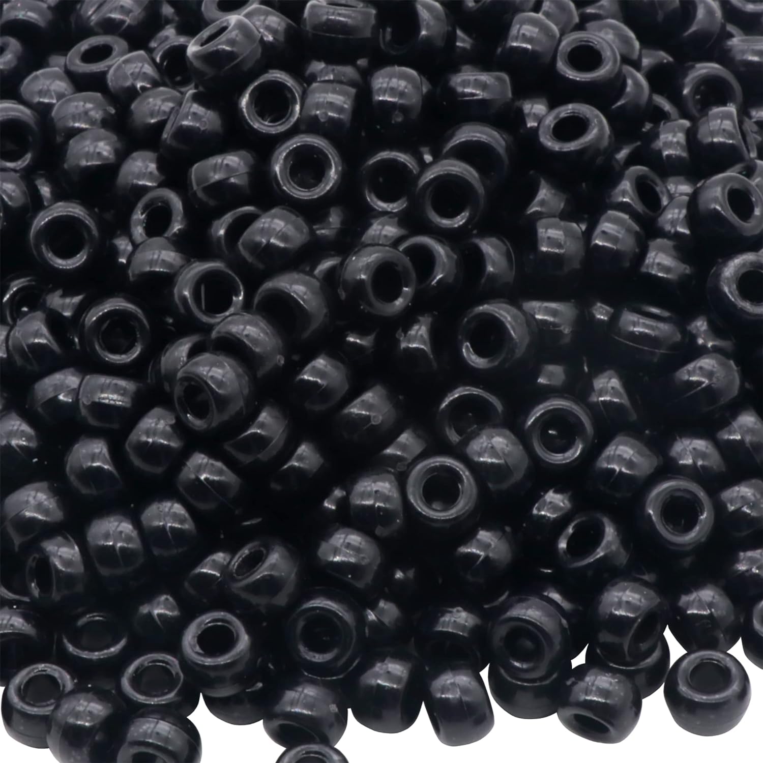 1000Pcs UV Pony Beads Bracelet, 9mm Solar Magic Beads, Color Changing for Necklace, Hair Beads, Key Chain, Jewelry Making