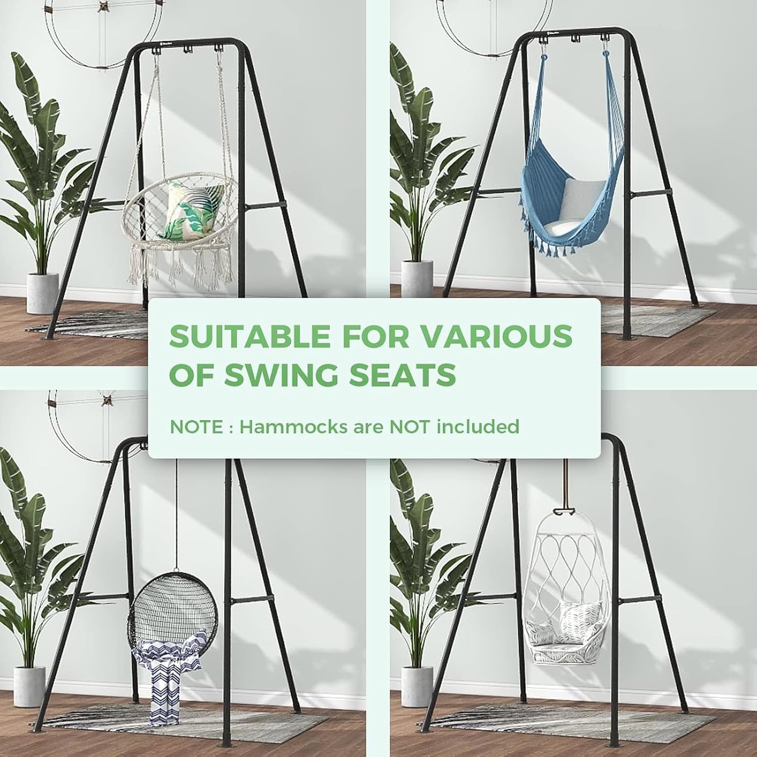 G TALECO GEAR Hammock Chair Stand Heavy-Duty 300LBS Swing Stand