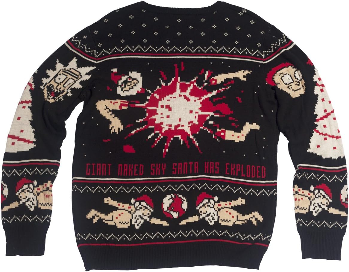 Ripple Junction Official Rick and Morty Christmas Sweaters for Men or Women - Ugly Novelty Sweater Gift
