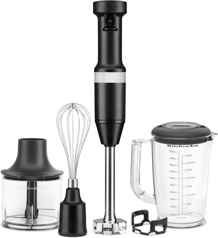 KitchenAid Variable Speed Corded Hand Blender with Attachments, KHBV83