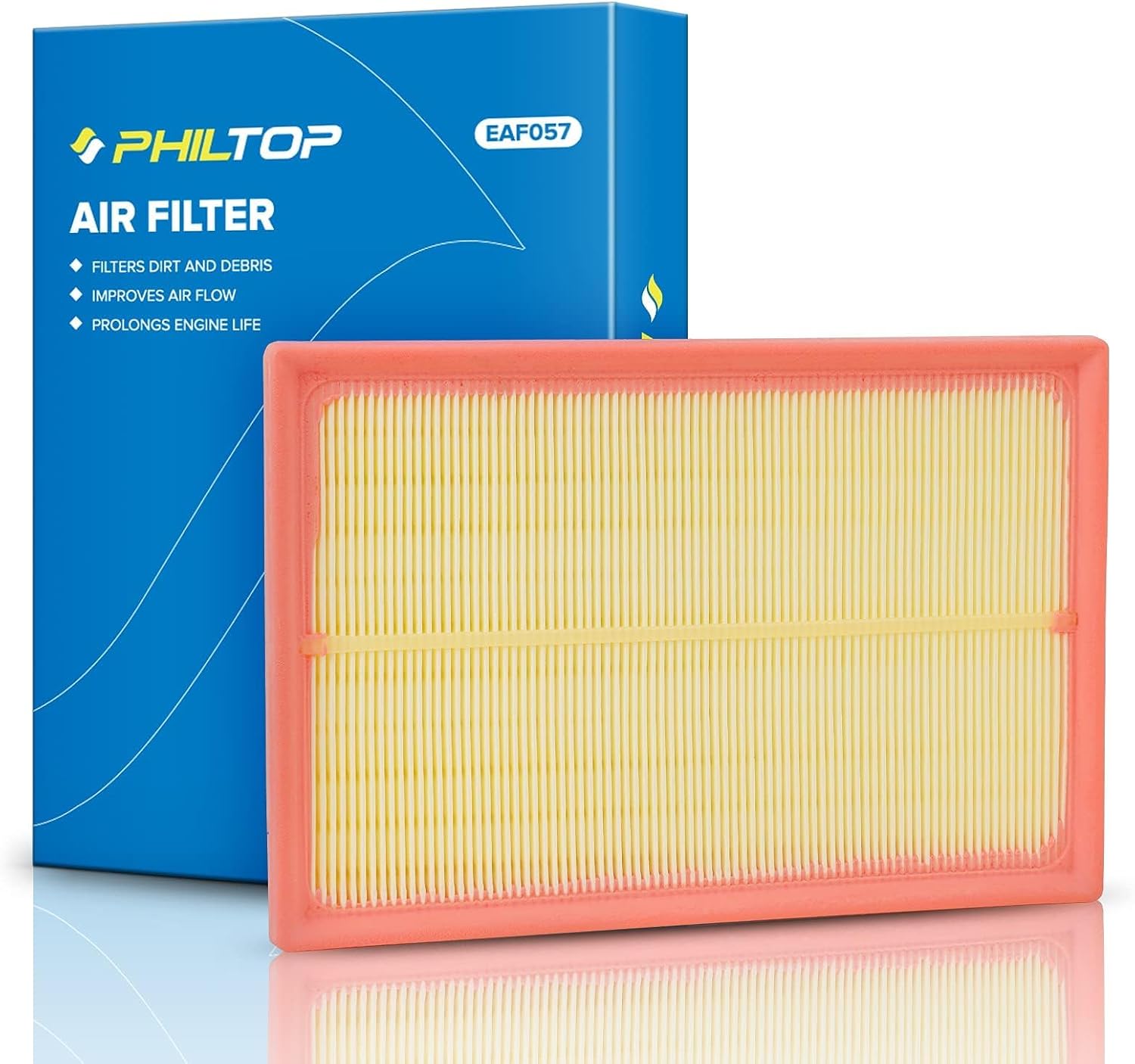 PHILTOP CA10677 Engine Air Filter for Toyota RAV4, Camry, Lexus LS460