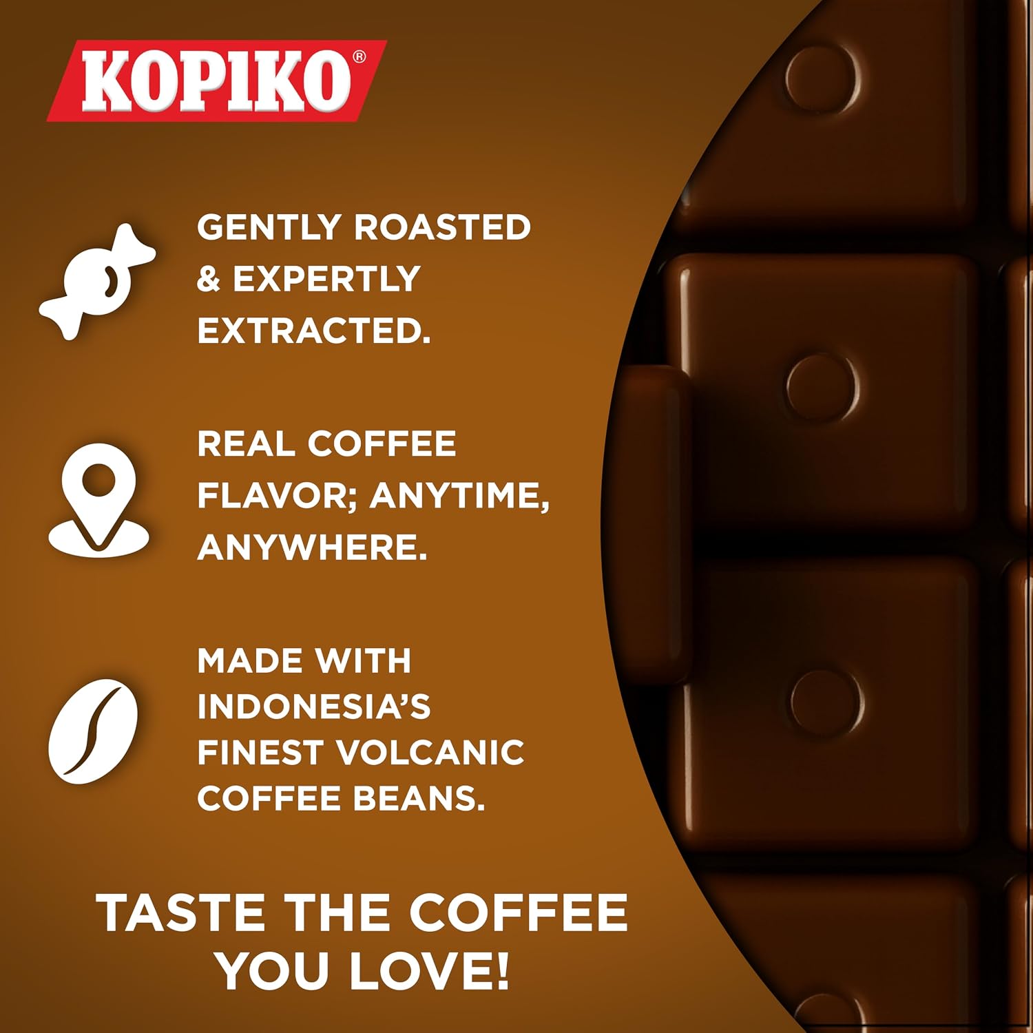 Kopiko Coffee Candy – Hard Candy from Indonesia (2-Pack 4.23oz)